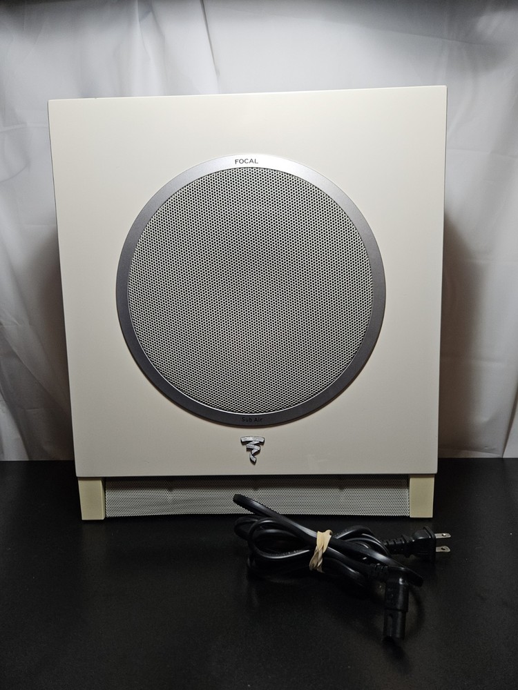 Focal Sub Air White Wireless Home Subwoofer No Transmitter Included