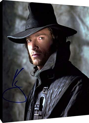 Metal Wall Art: Hugh Jackman Autograph Print - Van Helsing