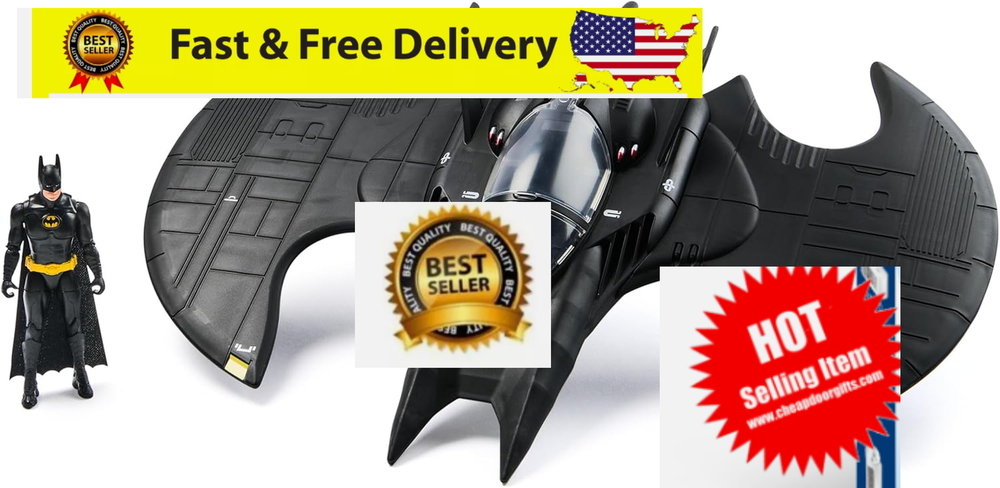 DC Comics Batman, Batwing And 4-inch Batman Figure Set, 1992 Batman Returns 85th