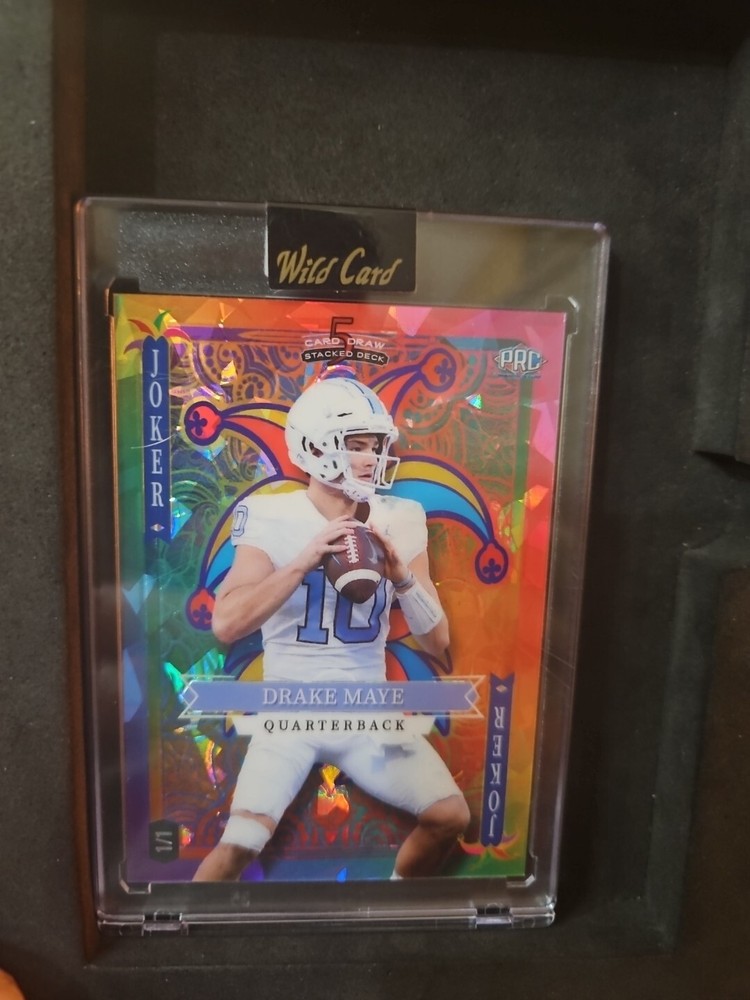 Drake Maye (1/1) PRC #SD-DM Rainbow Joker 2023 Wild Card 5 Card Draw