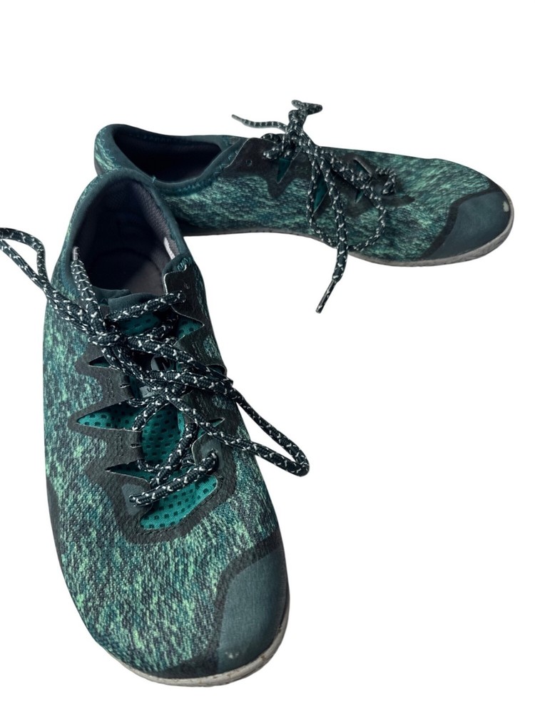 Merrell Womens Vapor Glove 5 Barefoot Trail Running Shoes Size 8 Teal & Black Li
