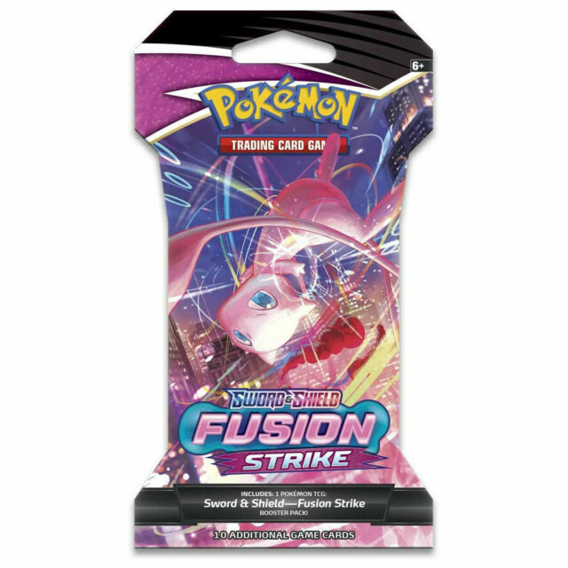 Pokémon TCG: Sword & Shield-Fusion Strike Sleeved Booster Pack - 10 Cards