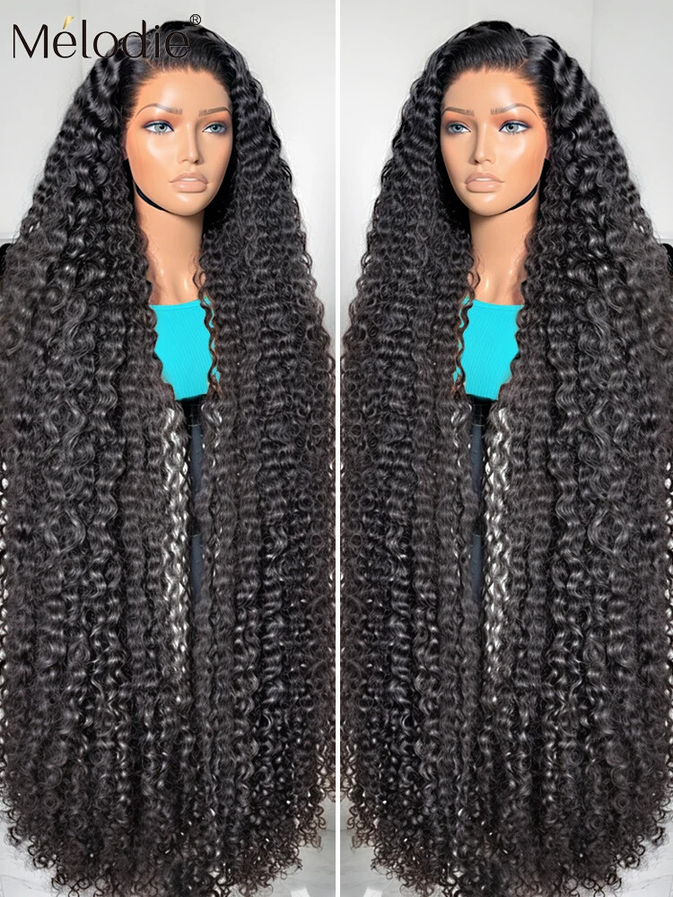 13x4 13X6 Curly Lace Front Human Hair Wig Brazilian 5x5 Lace Closure