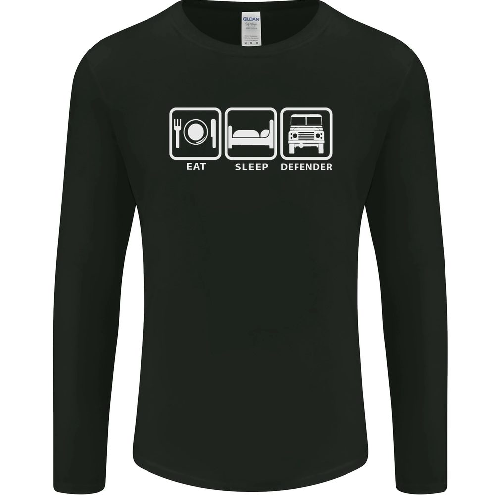 Eat Sleep 4X4 Off Road Roading Car Mens Long Sleeve T-Shirt