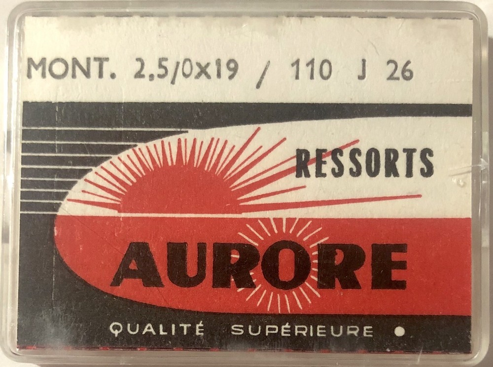 1X=1 Mainspring X 8610 1.10 X 0.09 Ø 8 Watch Spring 110 J 26 2.5 / 0 X 19