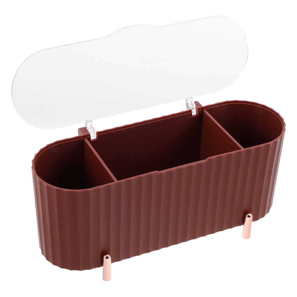 Sanitary Napkin Storage Box Makeup Organizer Bathroom Essentials Holder  