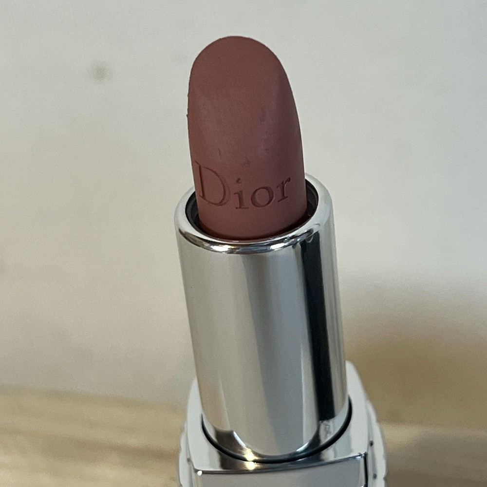Dior Rouge Dior Couture Lipstick in 100 Nude Look Travel Size 0.05oz