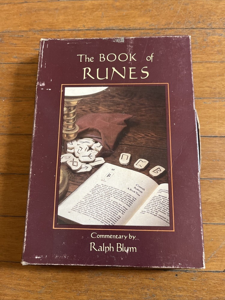The Book of Runes: A Handbook For The Use of an Ancient Oracle by Ralph Blum SET