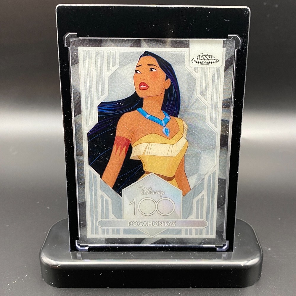 Pocahontas Display Collectible Gift Disney 100 Topps Chrome Card