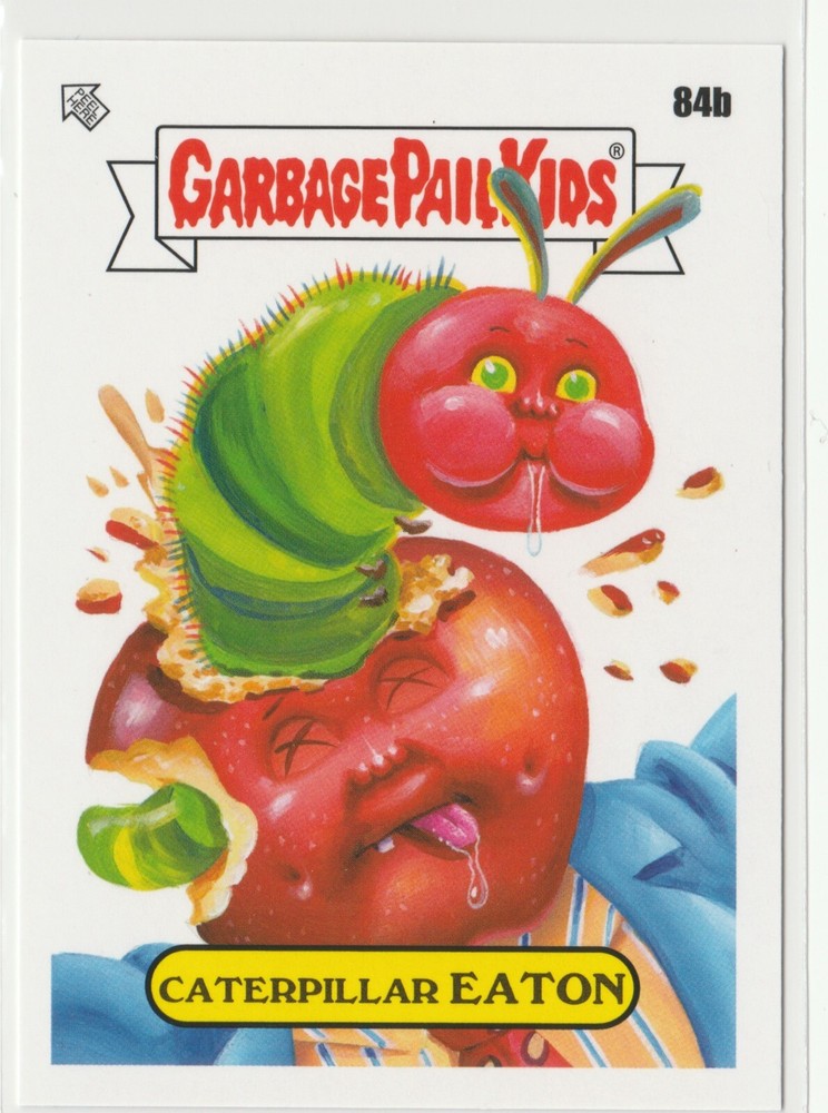 Caterpillar Eaton 84b Garbage Pail Kids GPK 2022 Book Worms Trading Card