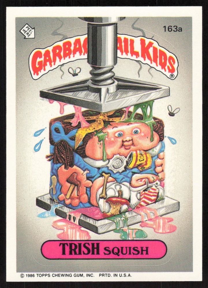 1986 Topps Garbage Pail Kids Sticker Cards Complete Set