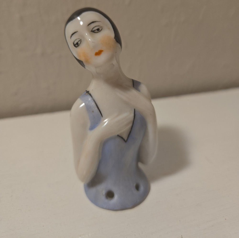Art Deco Half Doll Figurine