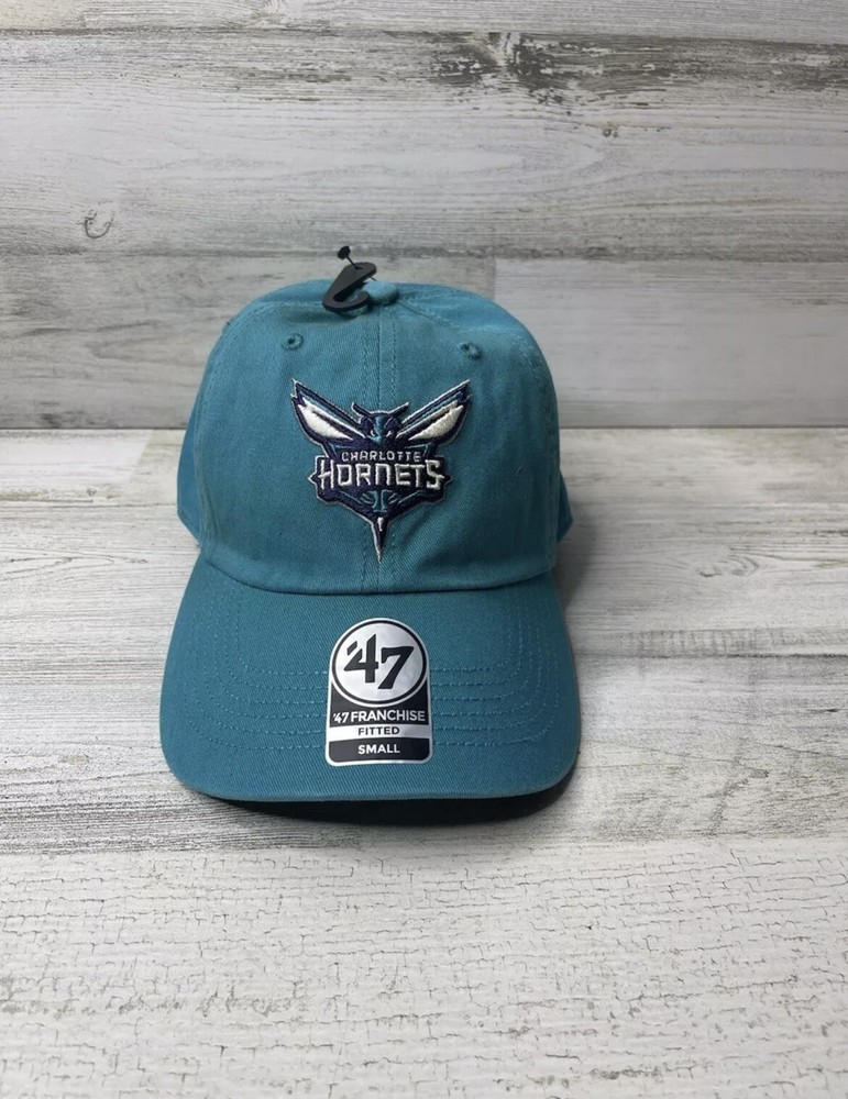 47 Brand Charlotte Hornets Franchise Teal Fitted Hat Size: Small New!