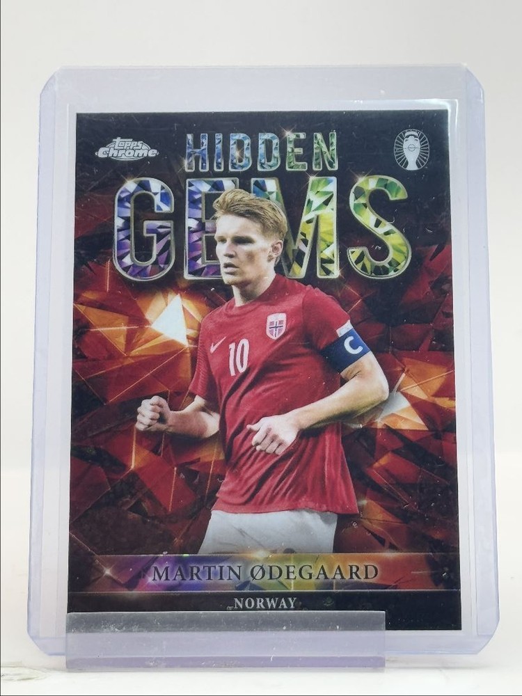 MARTIN ODEGAARD 2023 TOPPS CHROME UEFA EURO HIDDEN GEMS SSP Q0902