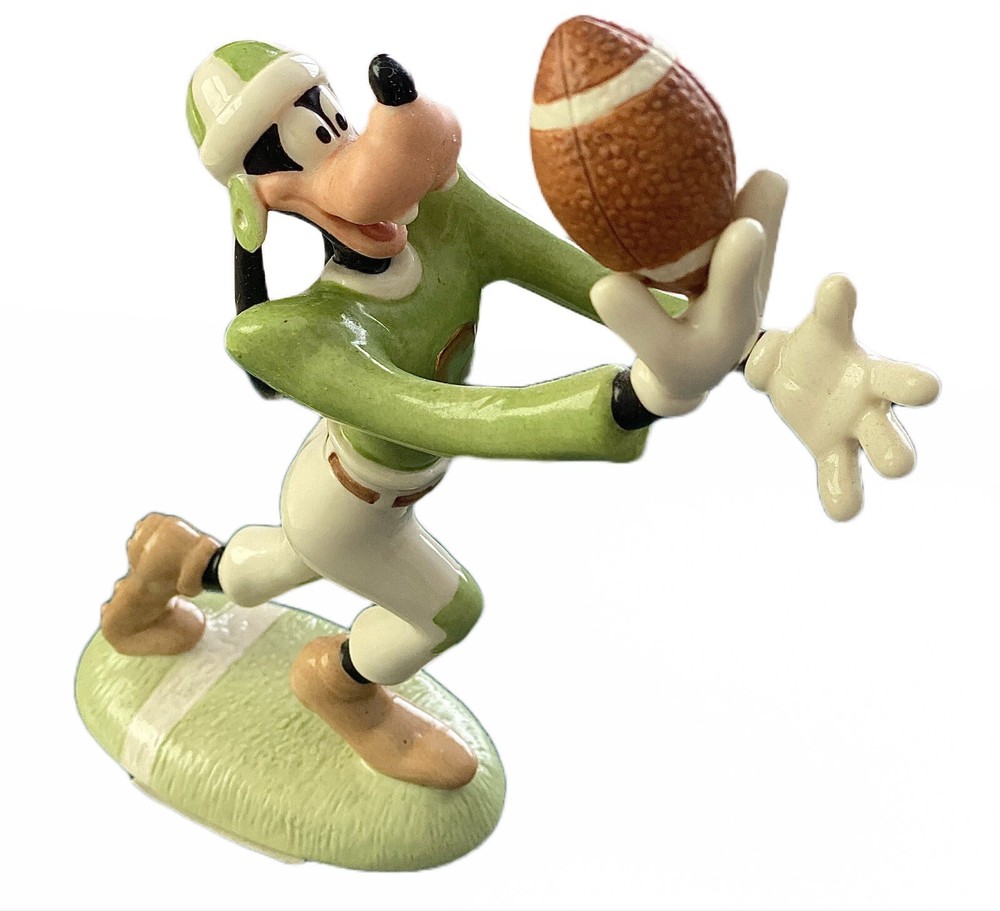 Lenox Disney Goofy Play Football “Go Long Goofy” Figurine 843560