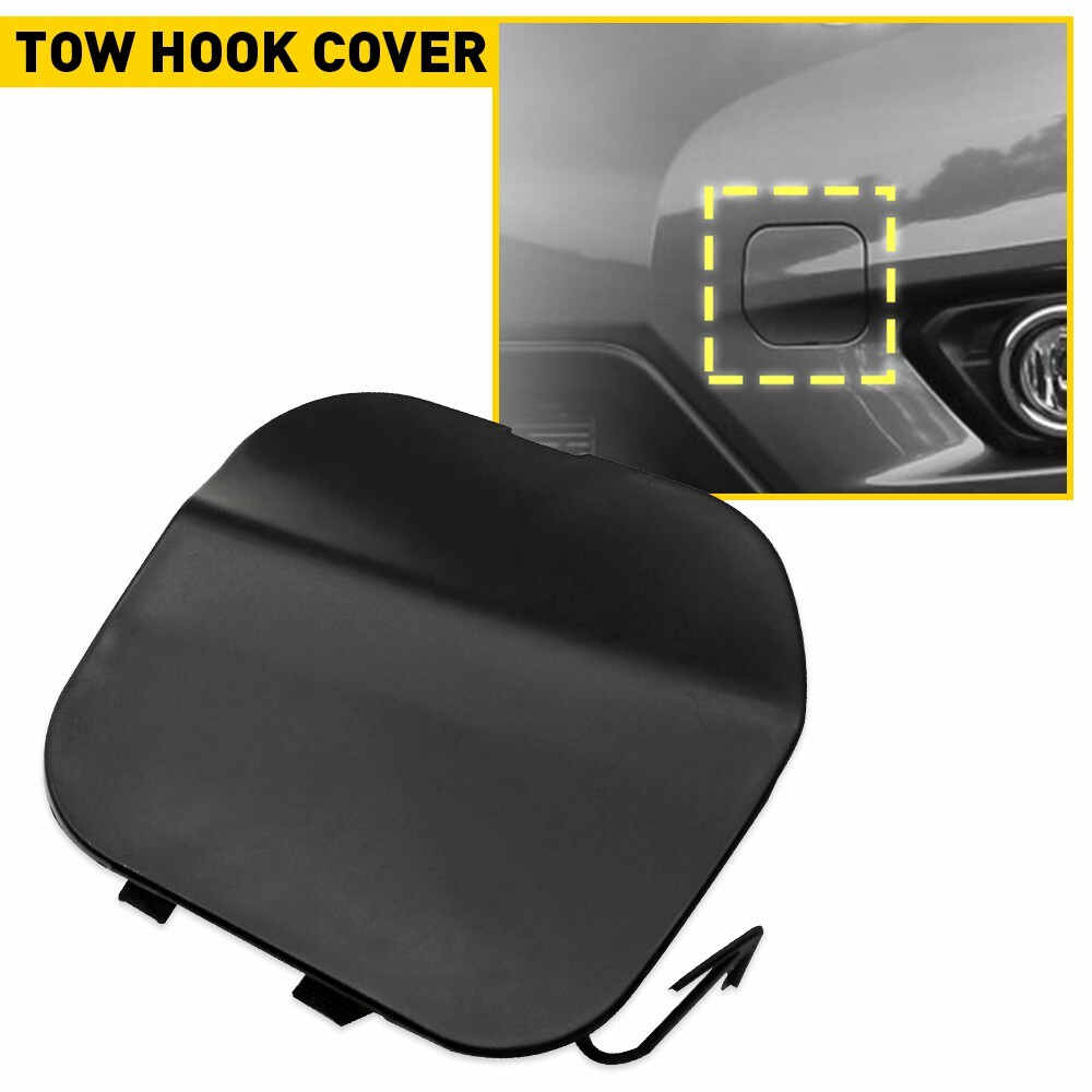 2014-2016 Nissan Rogue Black Front Bumper Tow Hook Cover Car Accessory