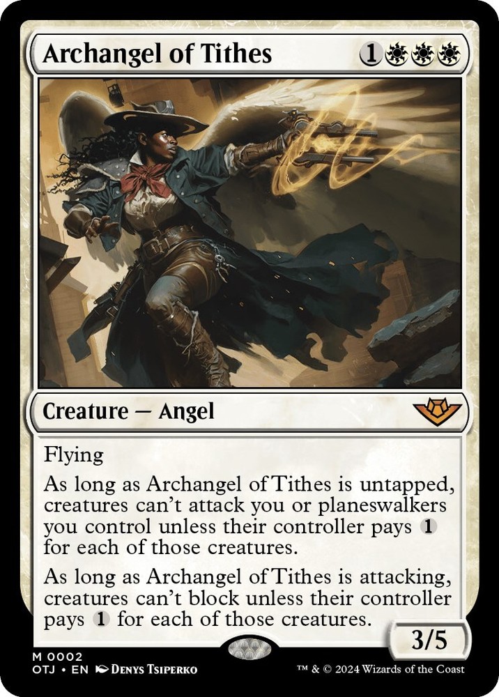 Archangel of Tithes Outlaws of Thunder Junction Regular