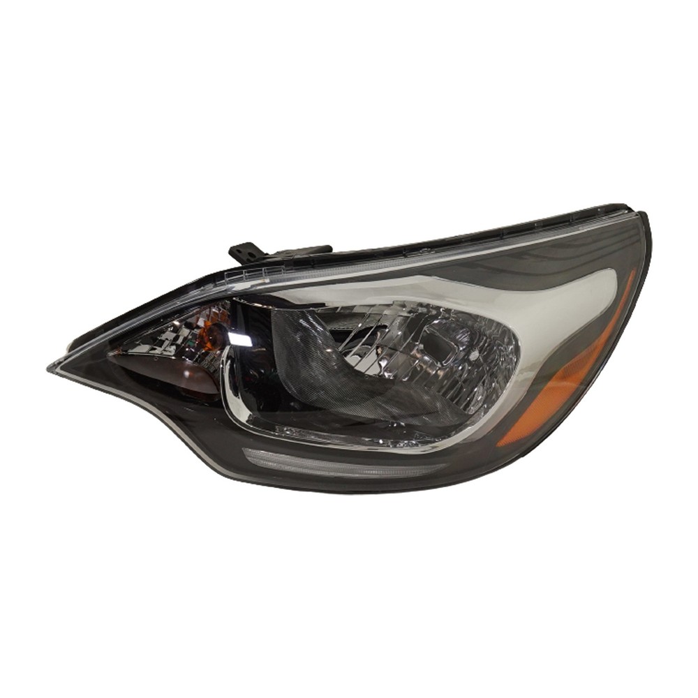 For 12-17 Rio Front Halogen Headlight Headlamp w/LED Position Lamp Driver Side