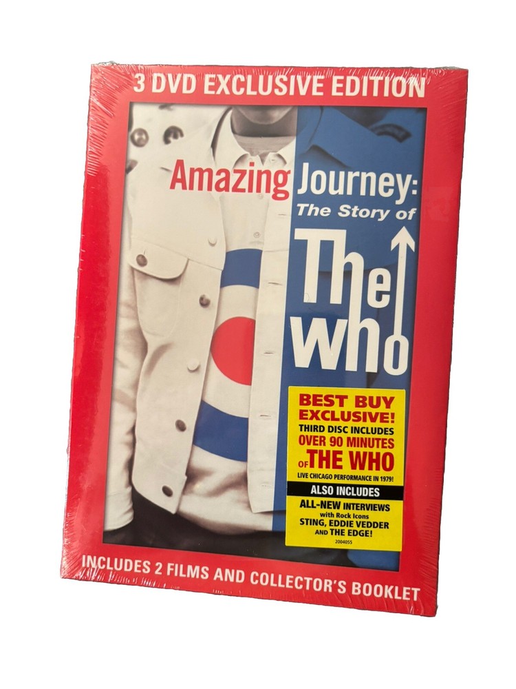 Amazing Journey The Story of The Who 3 Disc DVD Box Set Exclusive Edition- NEW
