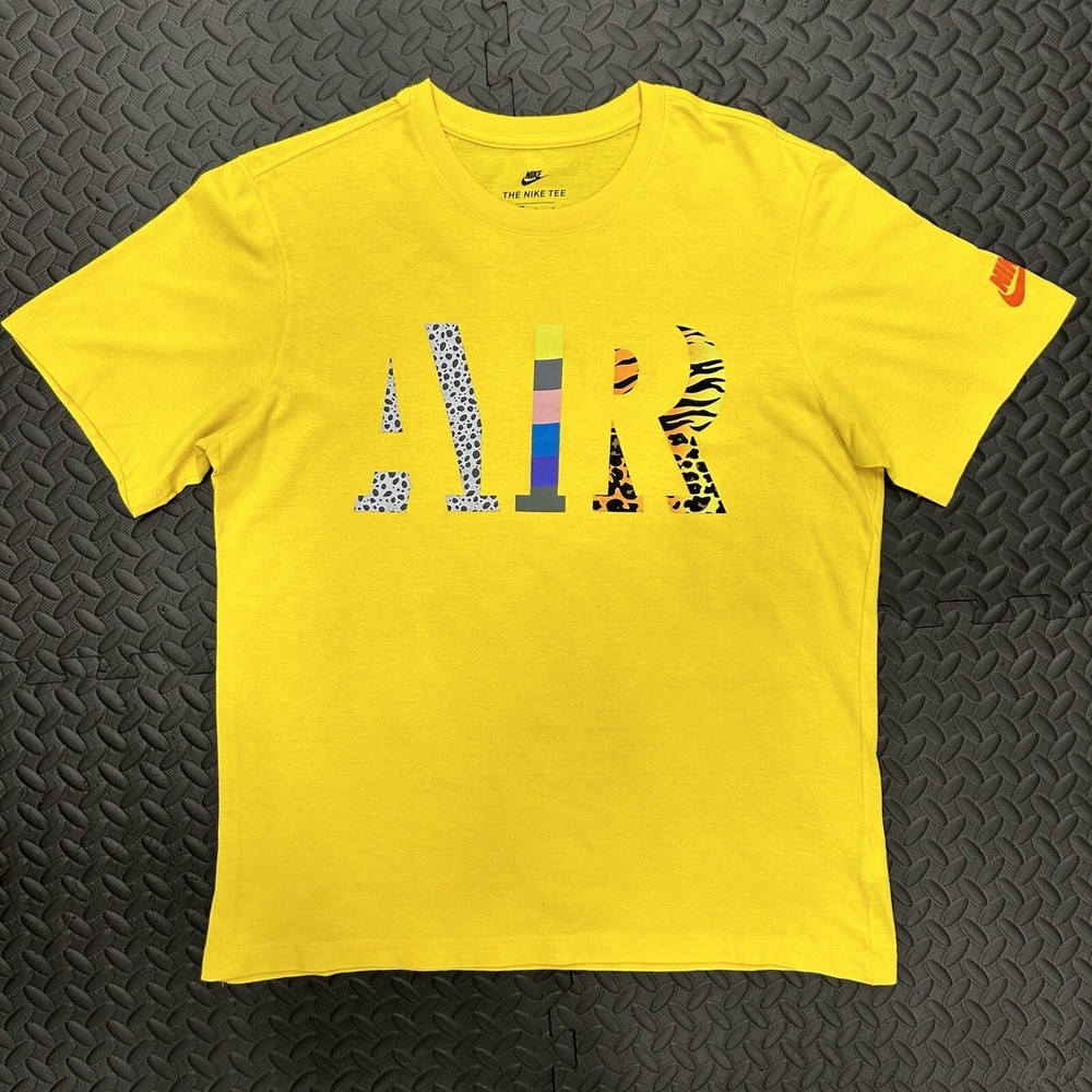 Nike Air Max Shirt Sz Medium Atmos Safari Sean Wotherspoon Yellow Graphic Tee