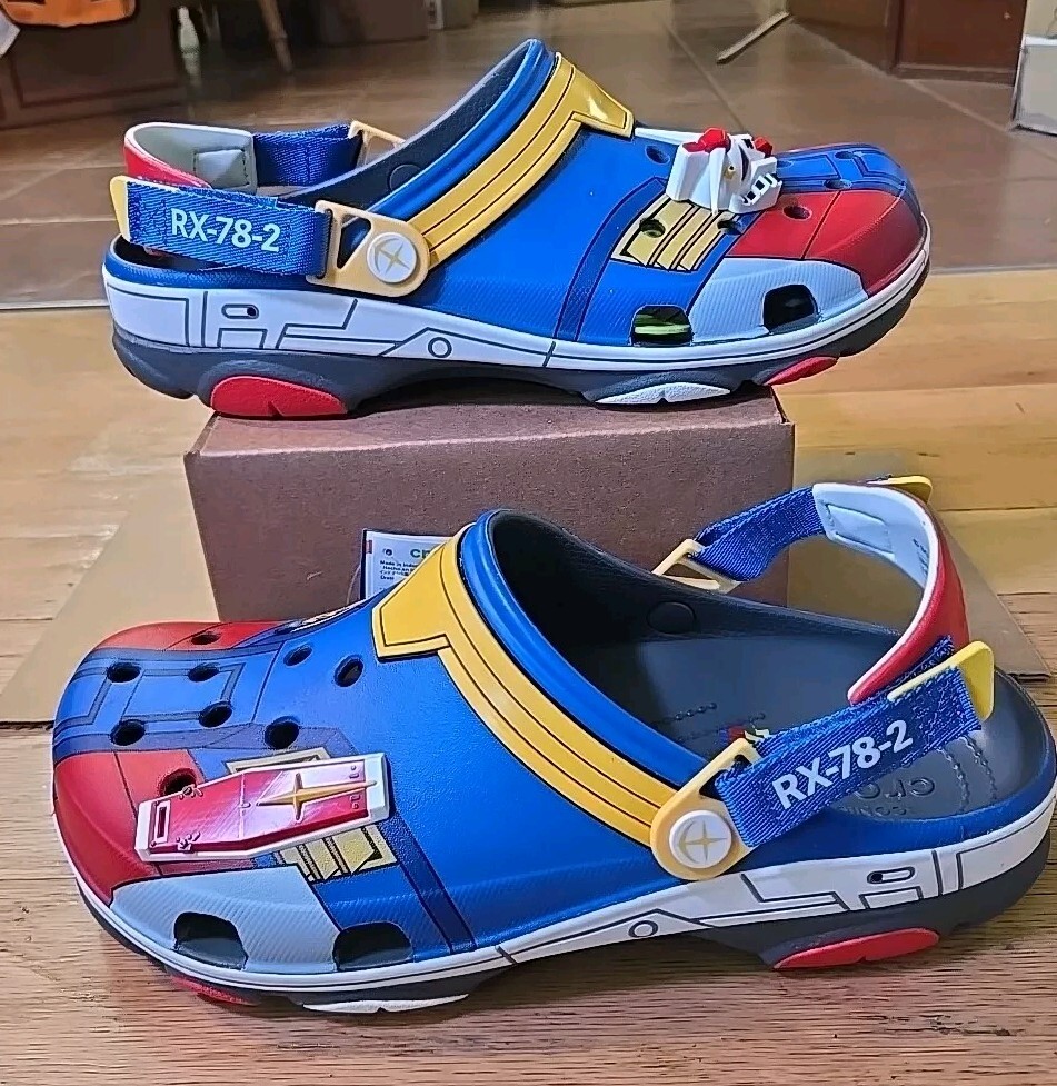 Crocs Gundam RX-78-2 All-Terrain Clog Unisex Adult Size M6 W8 210128-0DA
