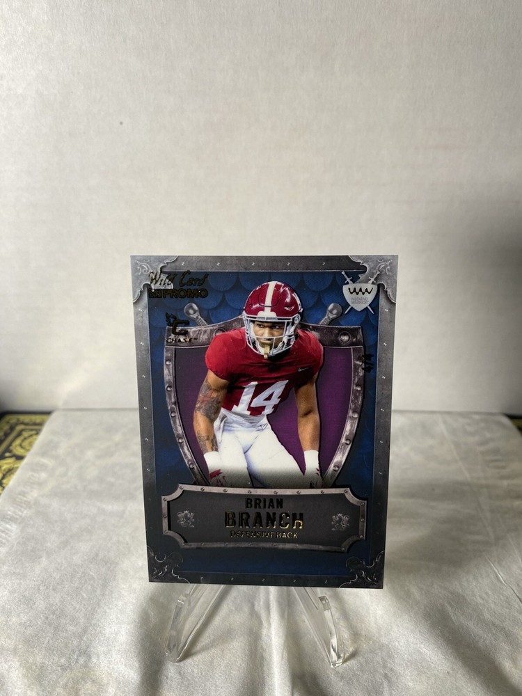 2023 Wild Card National BRIAN BRANCH Weekend Warrior /4 Detroit Lions, Alabama