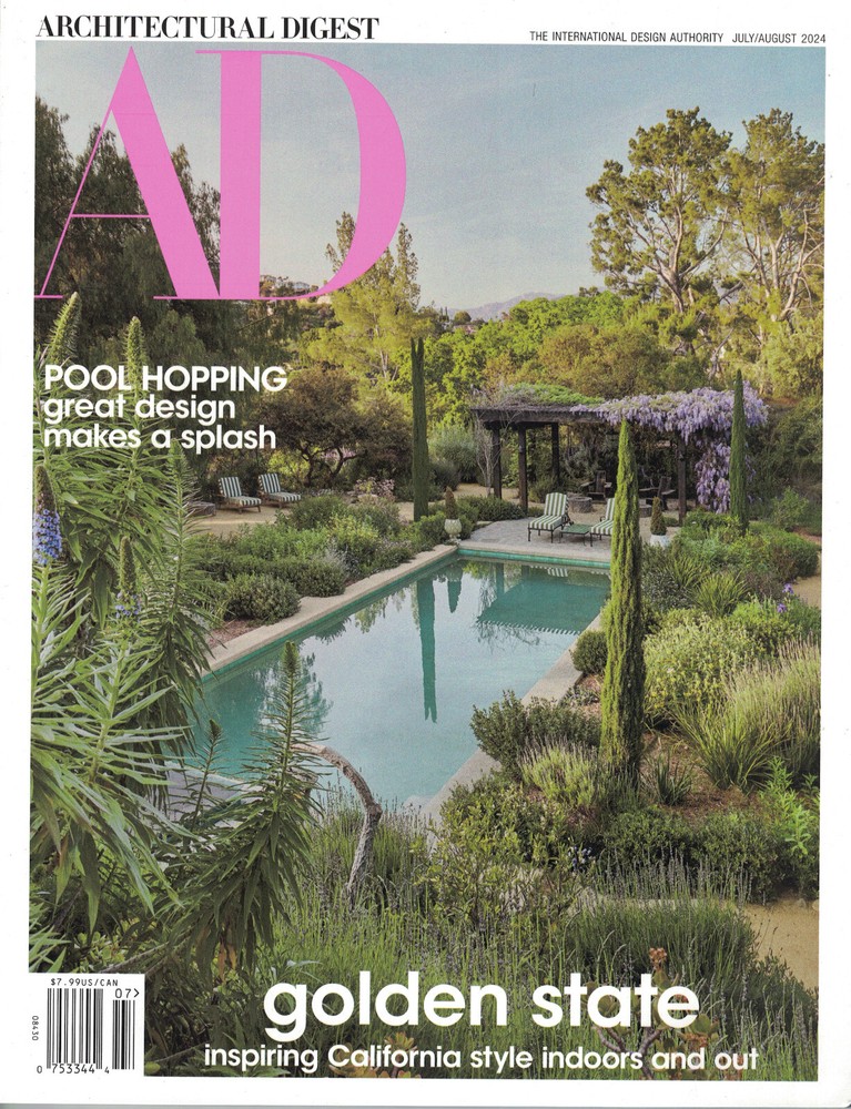 Architectural Digest July 2024 California Golden State + Pool design