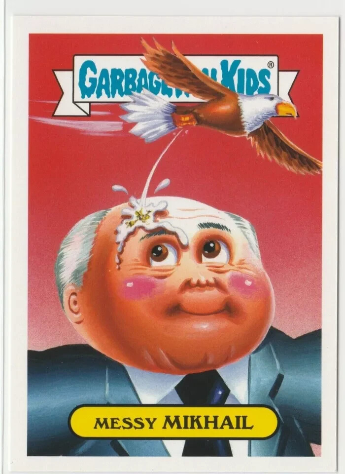 Messy Mikhail 3a Garbage Pail Kids GPK 2018 We Hate the 80s Trading Card