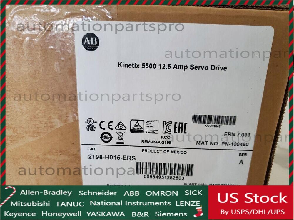 Allen-Bradley 2198-H015-ERS / A New Factory Sealed Kinetix 5500 AC Servo Drive
