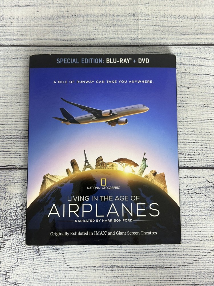 Living in the Age of Airplanes Special Edition Blu-Ray + DVD National Geographic