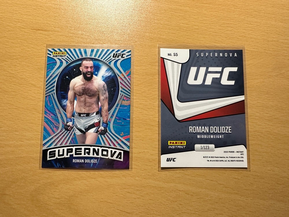 Roman Dolidze 2023 Panini UFC Supernova SP #S5 1/123