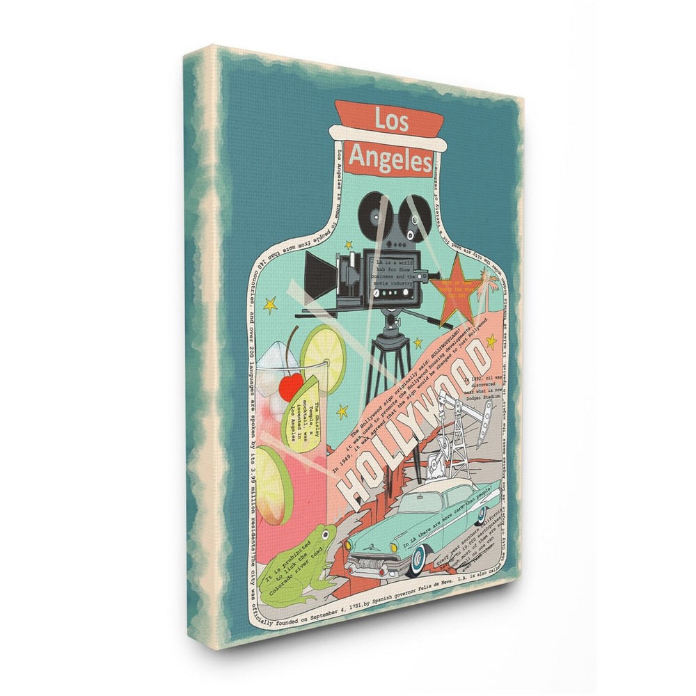 Stupell Vintage City Jar Los Angeles California Fun Facts