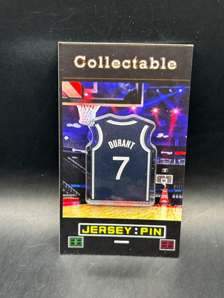 Brooklyn Nets Kevin Durant Jersey Lapel Pin - Classic NBA Collectible