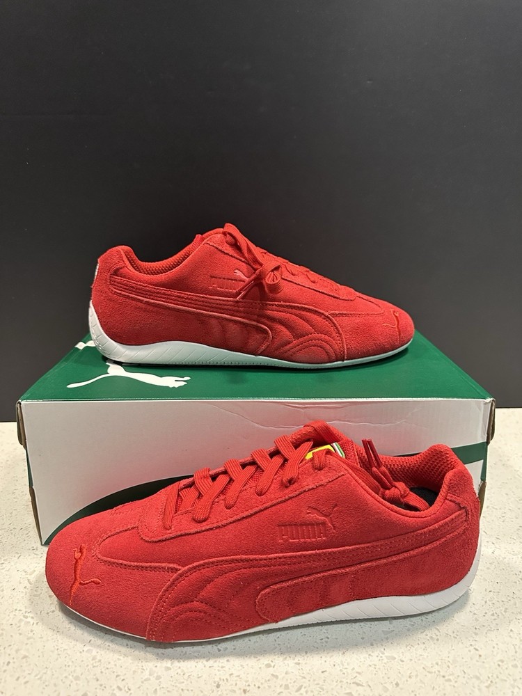 Puma Ferrari Speedcat Men's Size 10 Sneakers in Rosso Corsa Red 306822-02