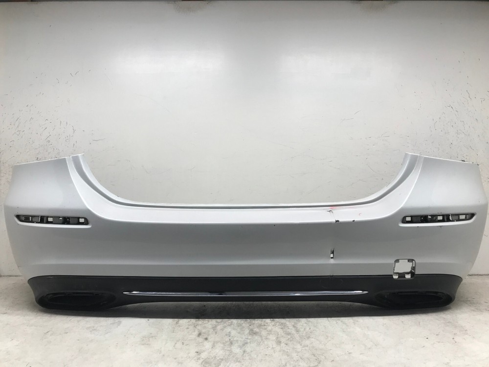Rear Bumper Cover White Mercedes A220 V177 2019 - 2022 A1778850703 OEM