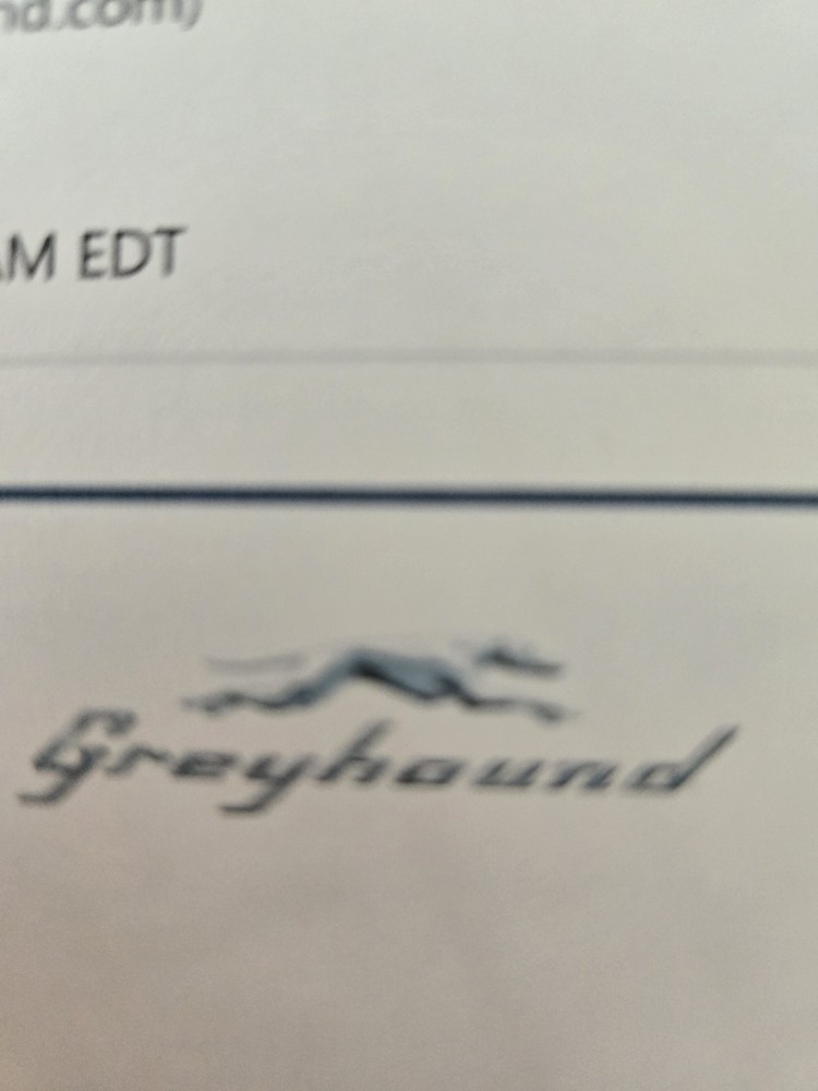 Voucher, GREYHOUND.  $108.56 Value. Valid Until 10/29/26.-image