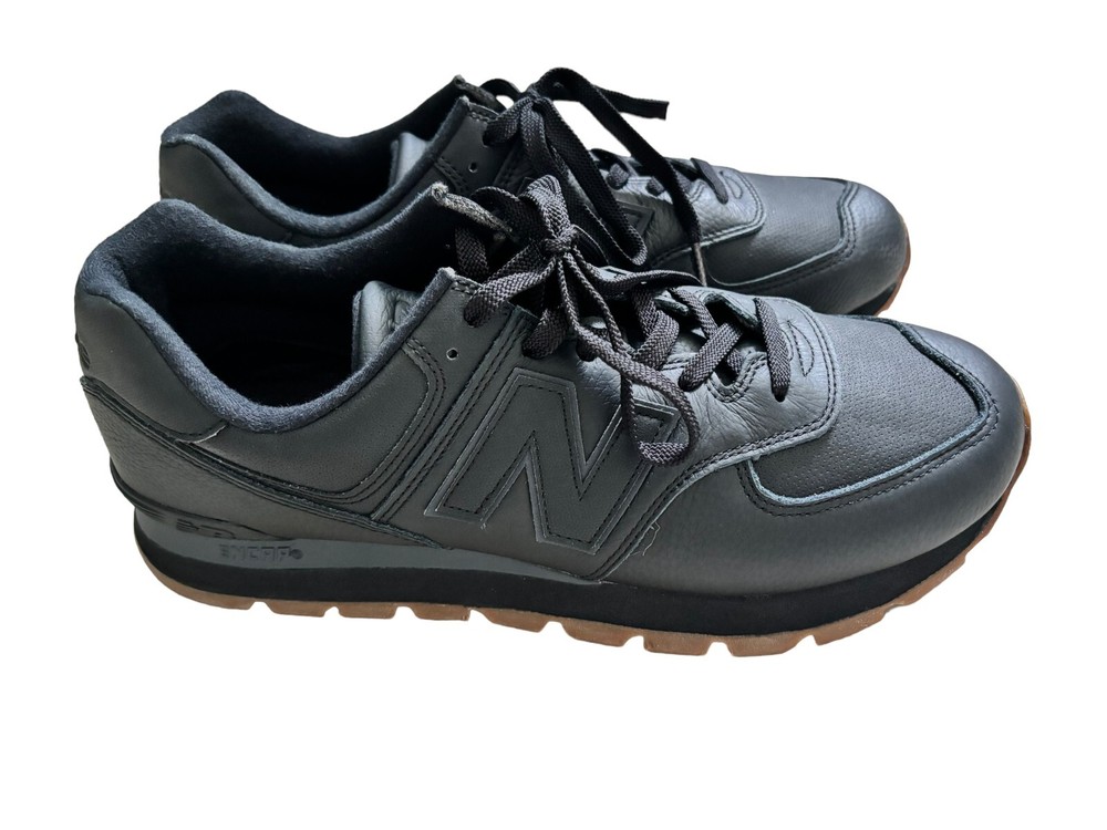 New Balance 574 Black Gum Brown ML574DFN Size 7.5