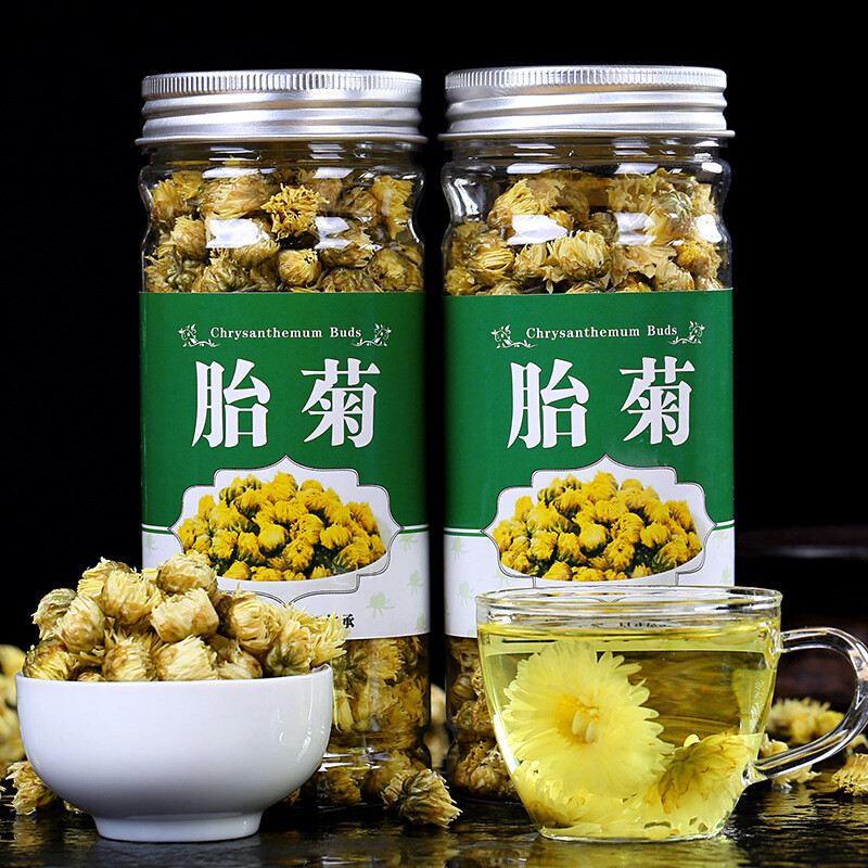 Canned Organic Fetus Chrysanthemum Tea Chinese Natural Top Flower Herbal Tea 35g