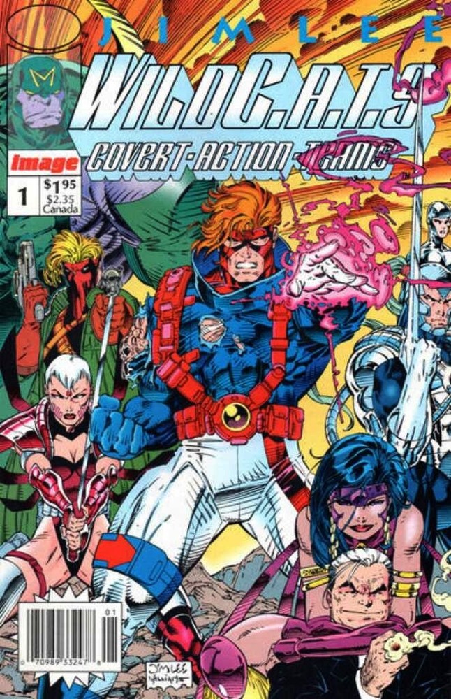 WildC.A.T.S (Wildcats) #1 Jim Lee Newsstand Cover (1992-1995) Image Comics