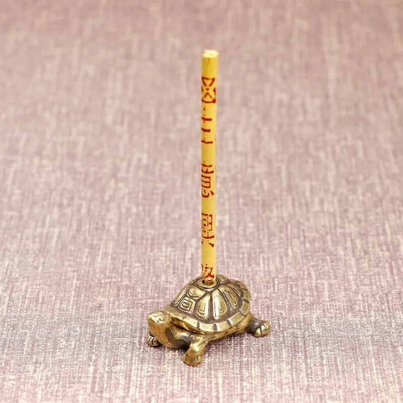 Solid Brass Turtle Figurine Small Statue House Decoration Animal Figurines Toys