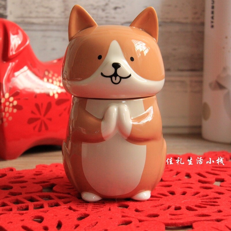 2018 Starbucks China Year of Dog Fortune 8oz Ceramic Mug