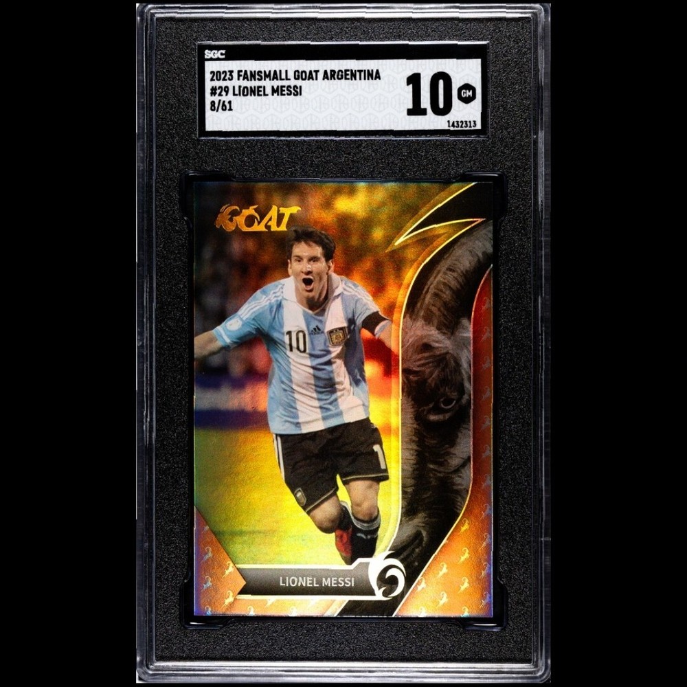 SGC 10 2022-23 Fansmall Licenced Argentina Lionel Messi /61 SP GOAT #29 POP 1 🐐