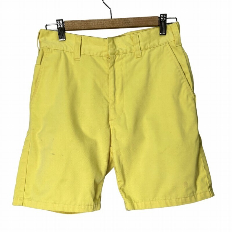 Supreme Work Shorts Half Pants Yellow Yellow 30  AL Men s