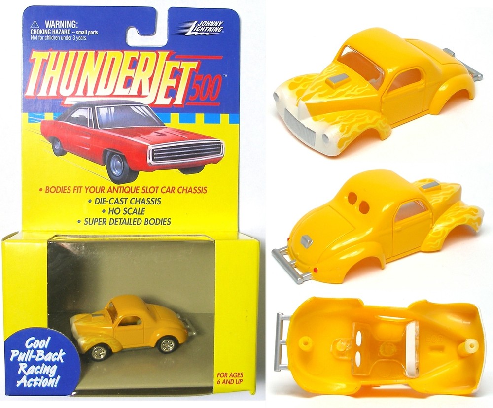 1999 JL T-Jet Thunderjet Slot Car Clone Body WILLY's A/P GASSER COUPE  Fit DASH!