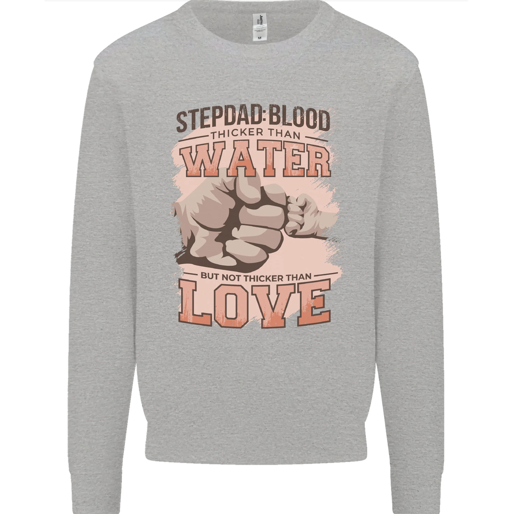 Stepdad Fathers Day Step Dad Mens Sweatshirt Jumper-image