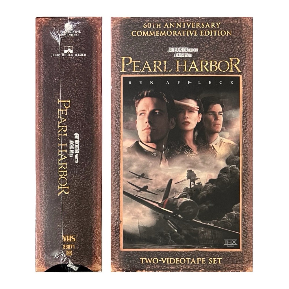Pearl Harbor (VHS, 2001) 60th Anniversary Commemorative Edition - NEW SEALED