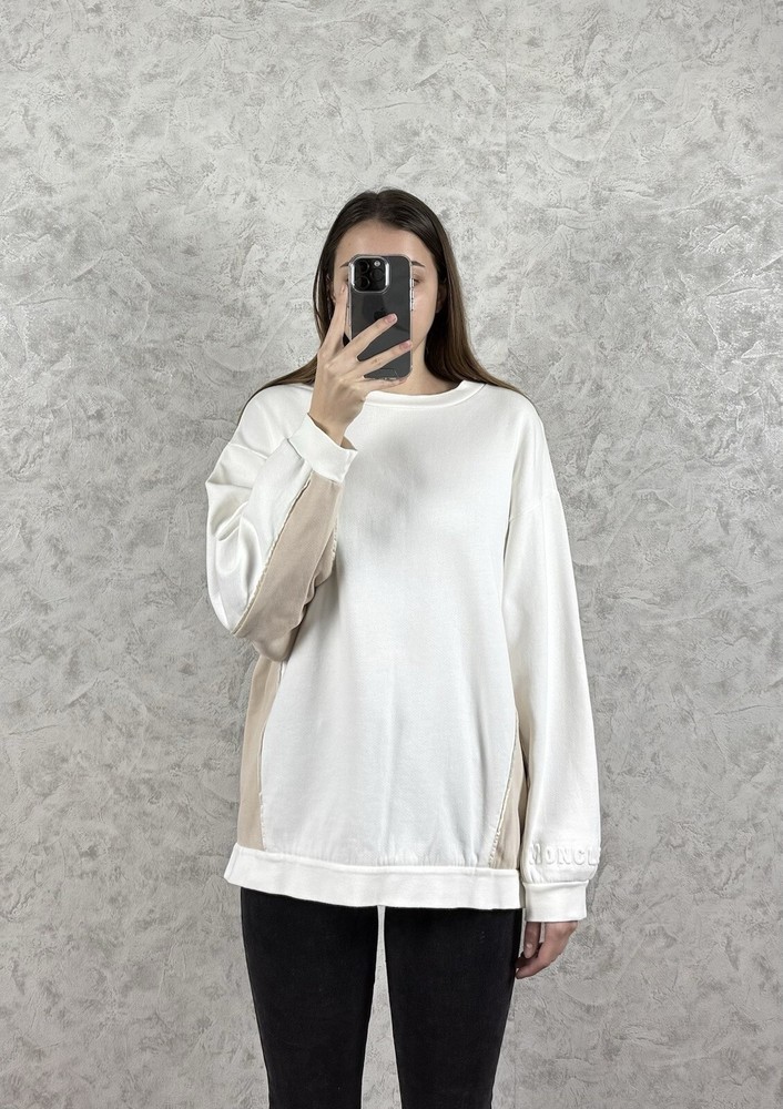 Moncler Womens Oversized XS Girocollo Sweatshirt Maglia