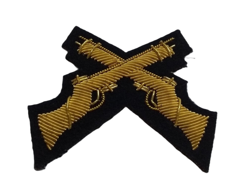 British Navy Hand Embroidered Mess Kit Badge Skill at Arms Patch