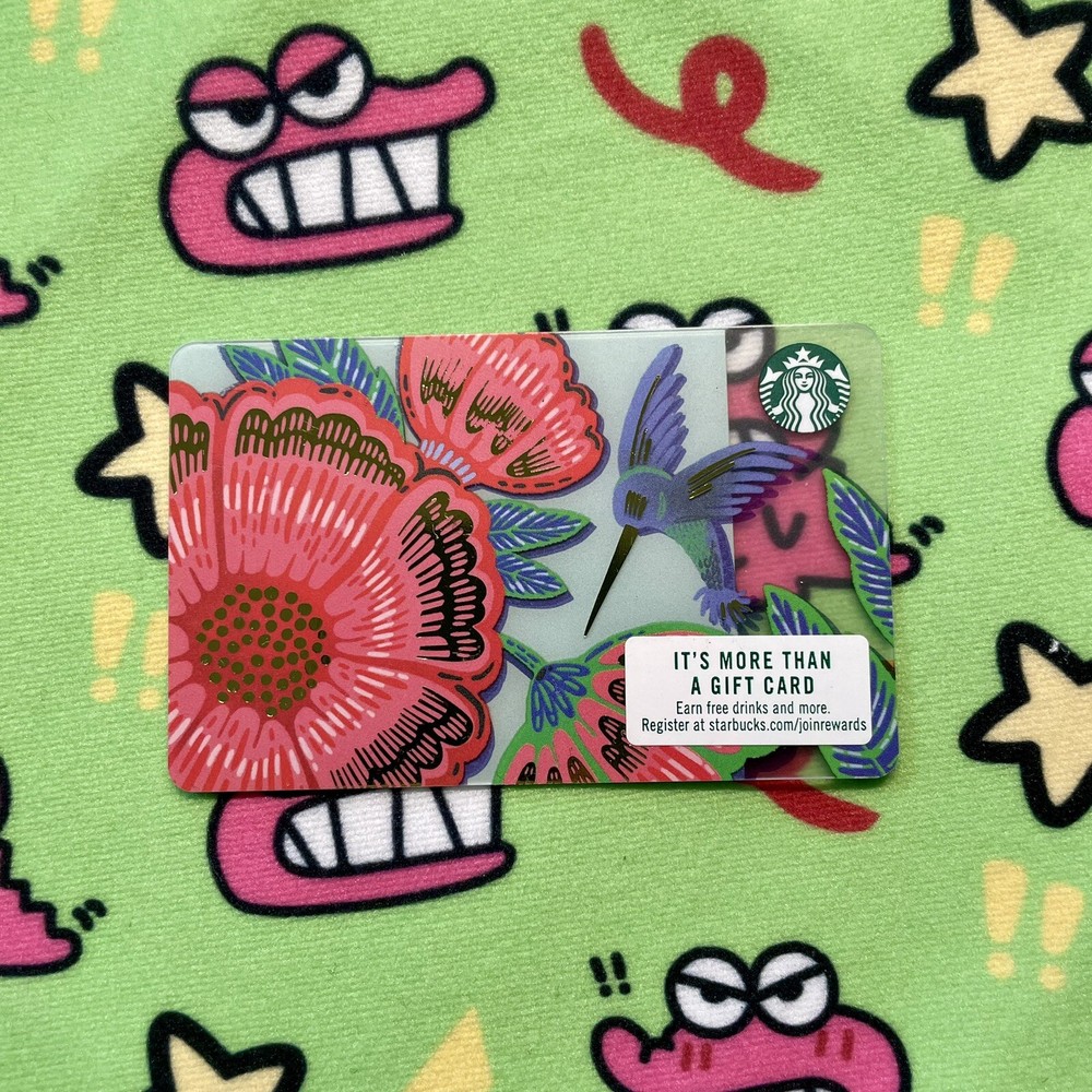 Starbucks 2018 Spring Hummingbird Pin Gift Card Collectible US Seller-image