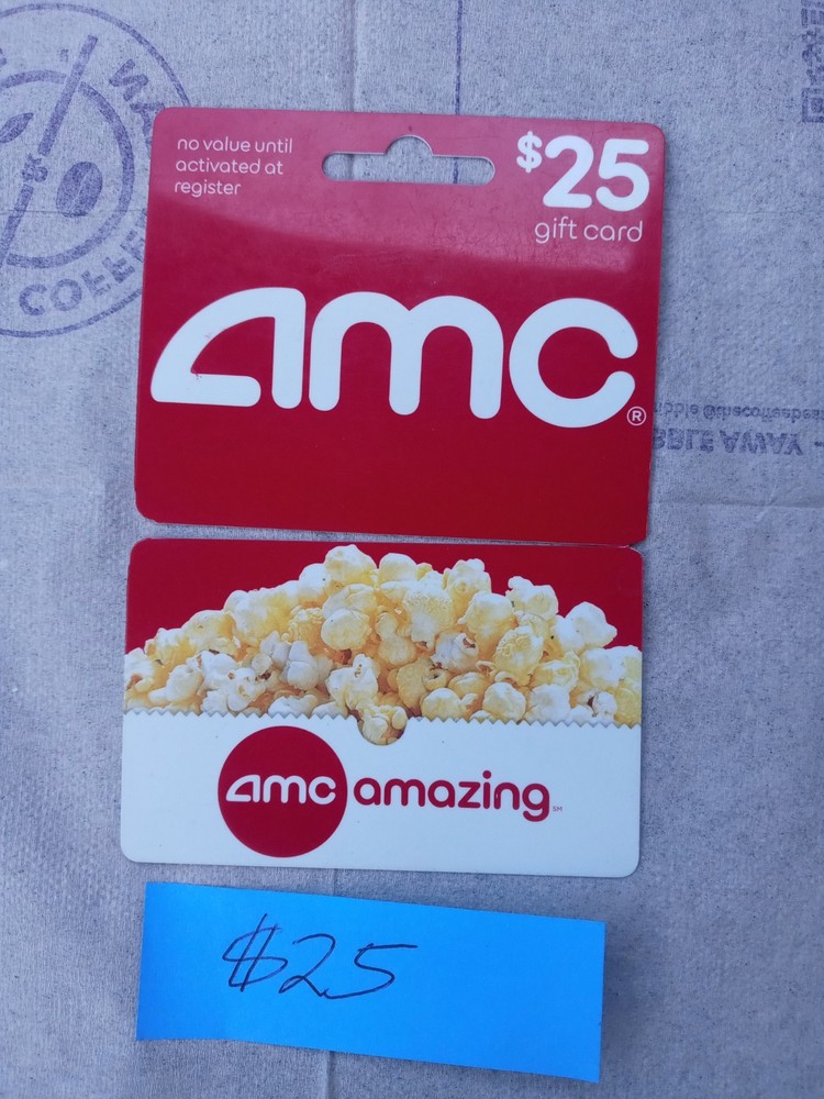 Gift Card: $25 AMC Gift Card ( Sent Digital )-image